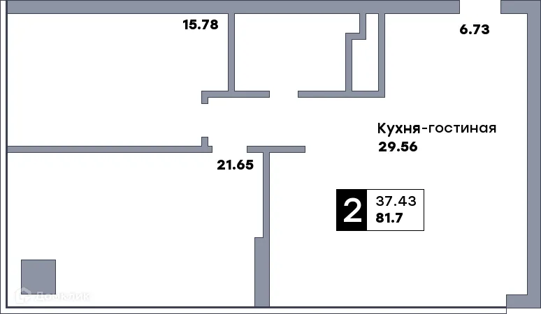 Фото квартиры в ЖК Самара Сити