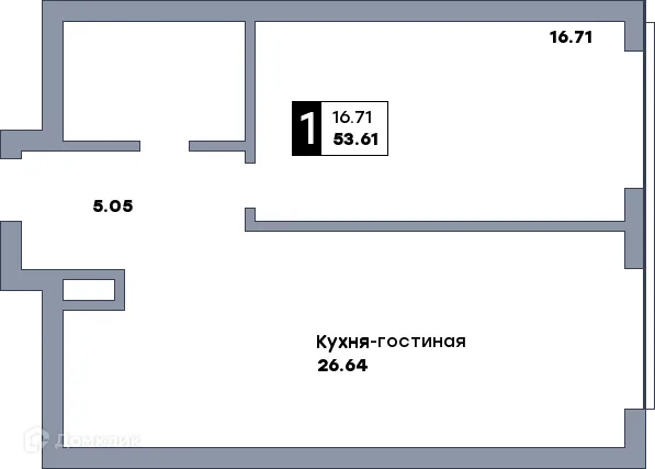 Фото квартиры в ЖК Самара Сити