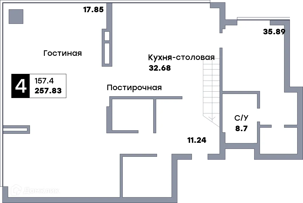 Фото квартиры в ЖК Самара Сити