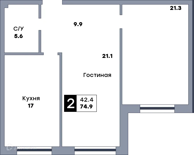 Фото квартиры в ЖК КВАТРО