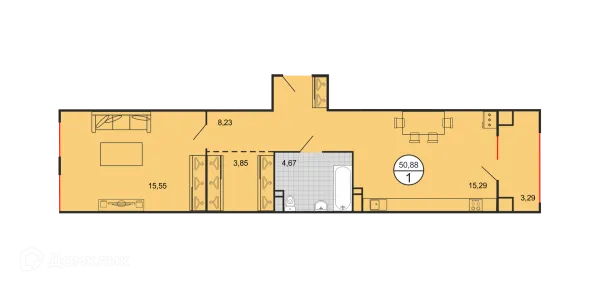 Квартира в ЖК Дыхание