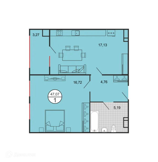 Квартира в ЖК Дыхание