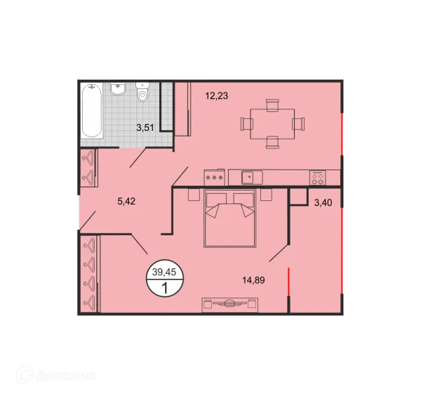 Квартира в ЖК Дыхание