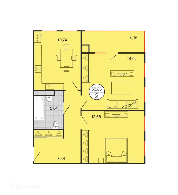 Квартира в ЖК Дыхание