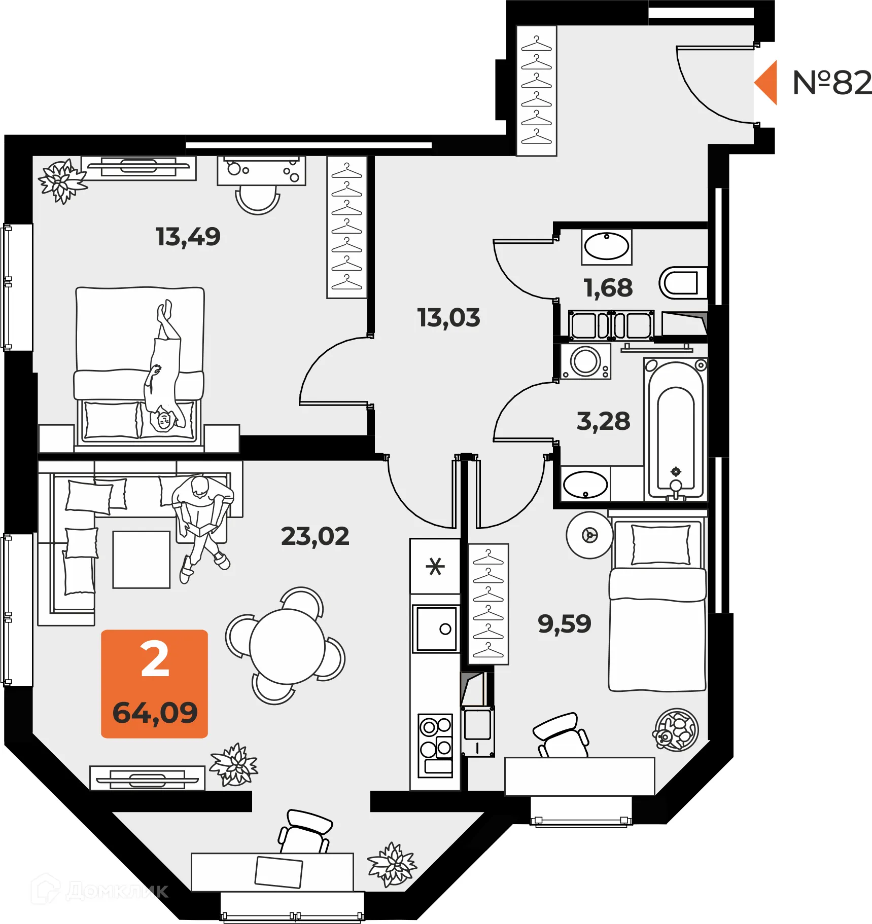 Фото квартиры в ЖК "Капитал"