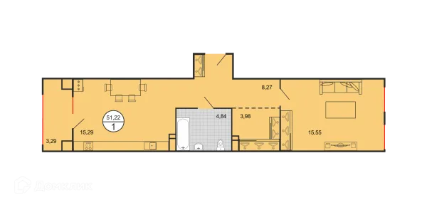 Квартира в ЖК Дыхание