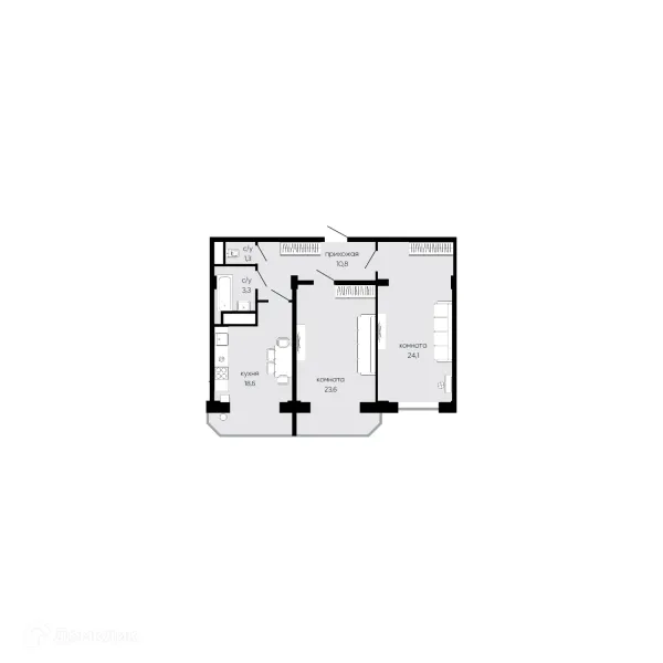 Квартира в ЖК VICTORIA (ВИКТОРИЯ)