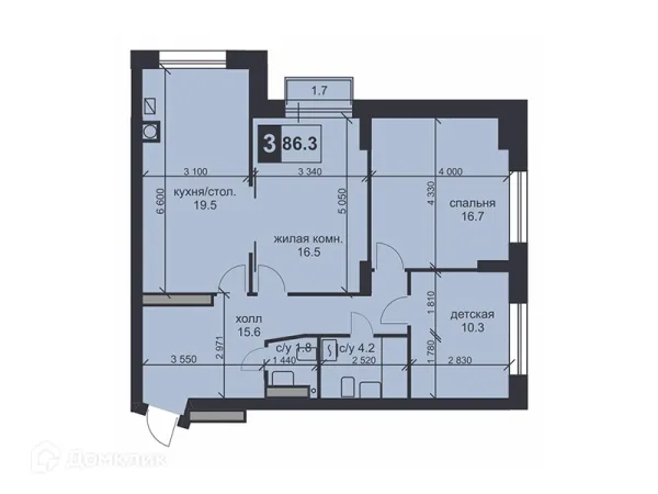 Квартира в ЖК «НАДЕЖДА»