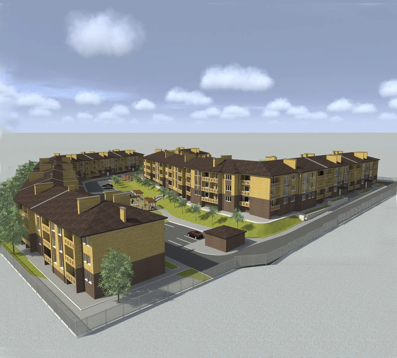 Планировка 1-комнатной квартиры 40 м² в ЖК ЖК Дом по ул Маршала Жукова д. 1-Д, г. Таганрог — фото 1