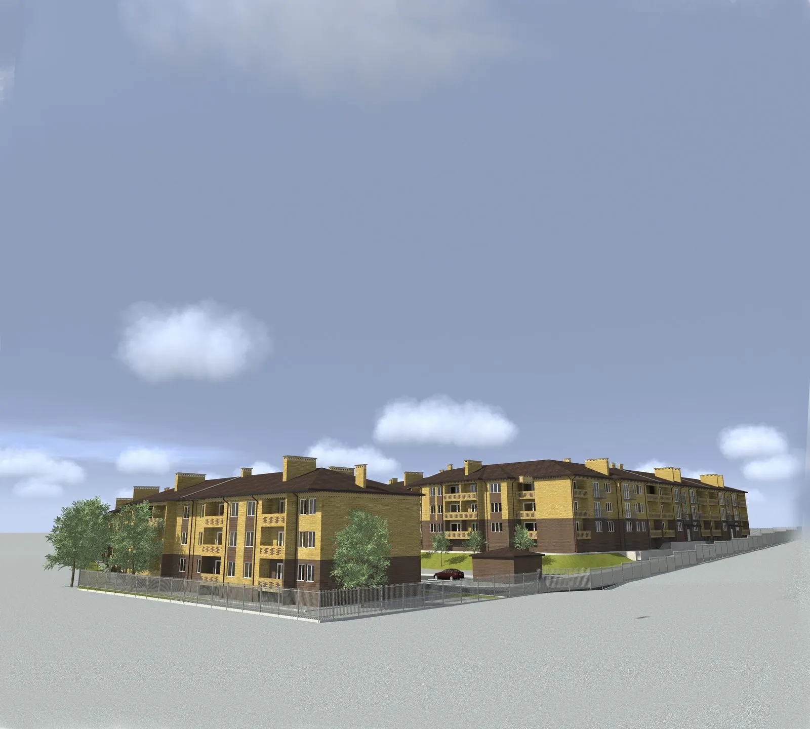 Планировка 1-комнатной квартиры 40 м² в ЖК ЖК Дом по ул Маршала Жукова д. 1-Д, г. Таганрог — фото 2