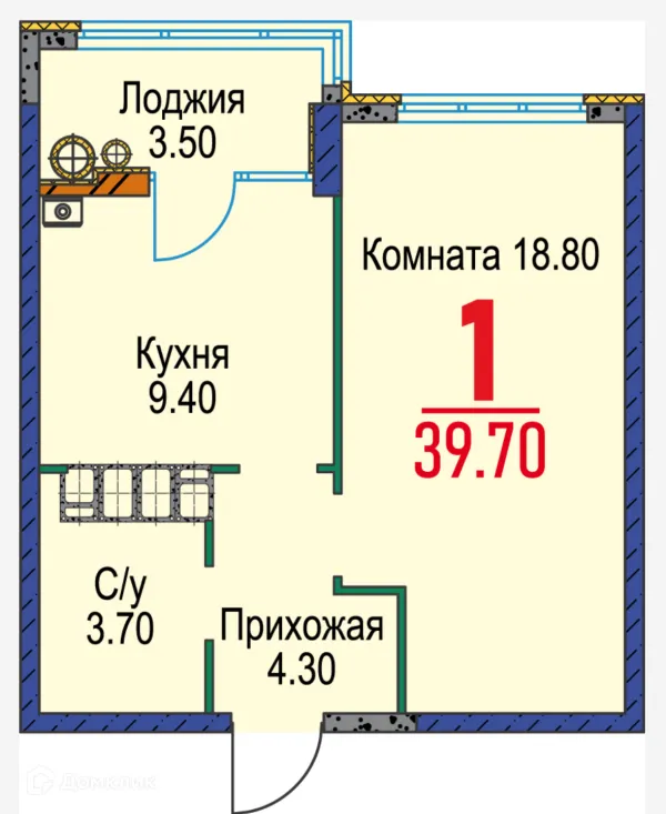 Квартира в ЖК Красный Металлист