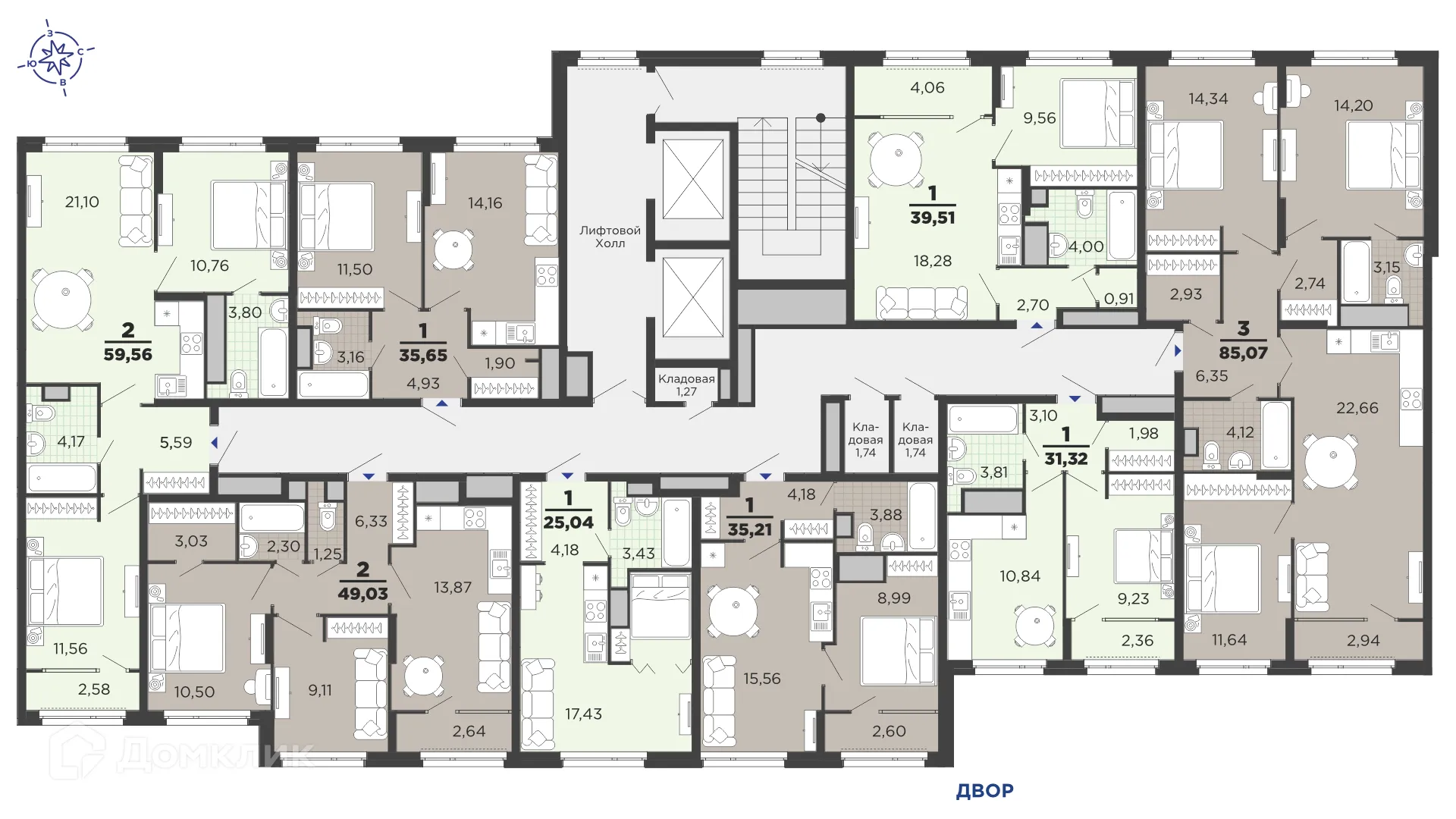 Фото квартиры в ЖК Метропарк