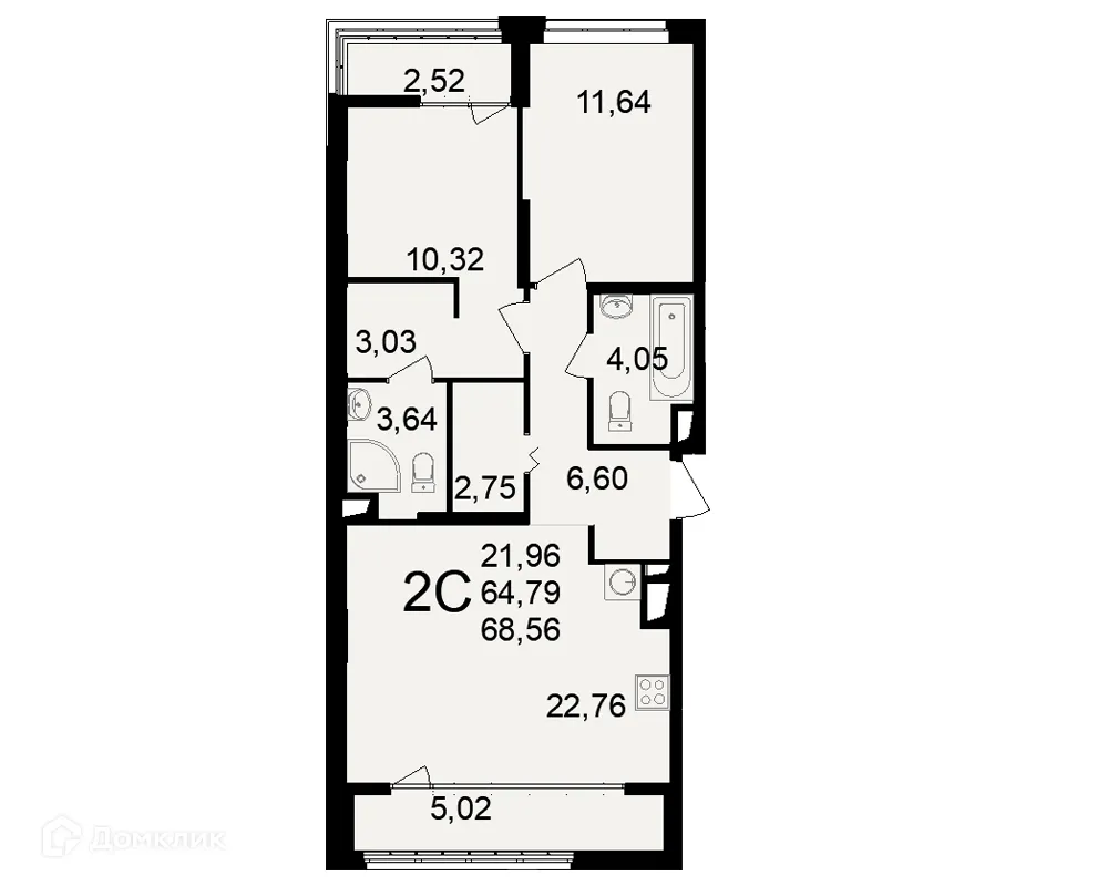 Фото квартиры в ЖК"Новое измерение"
