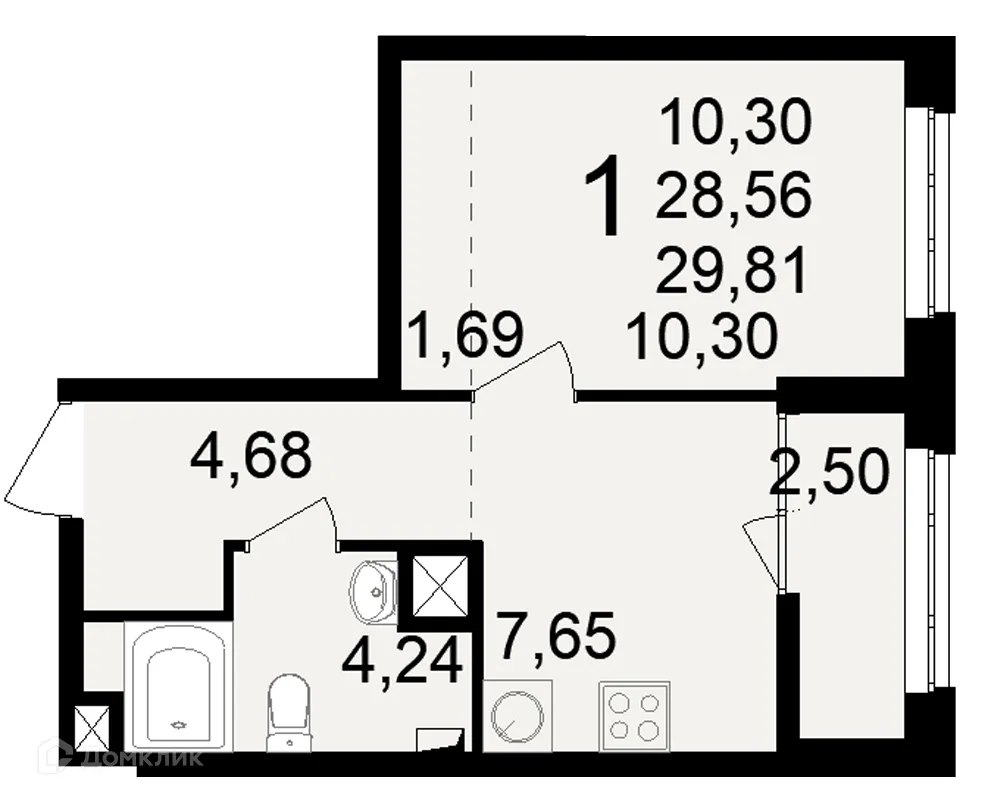 Фото квартиры в ЖК"Новое измерение"