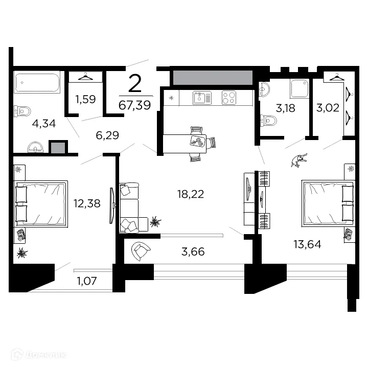 Фото квартиры в ЖК ВЕГА