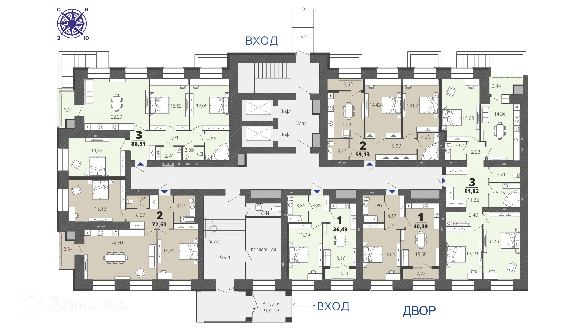 Фото квартиры в ЖК "Бирюзова Парк"