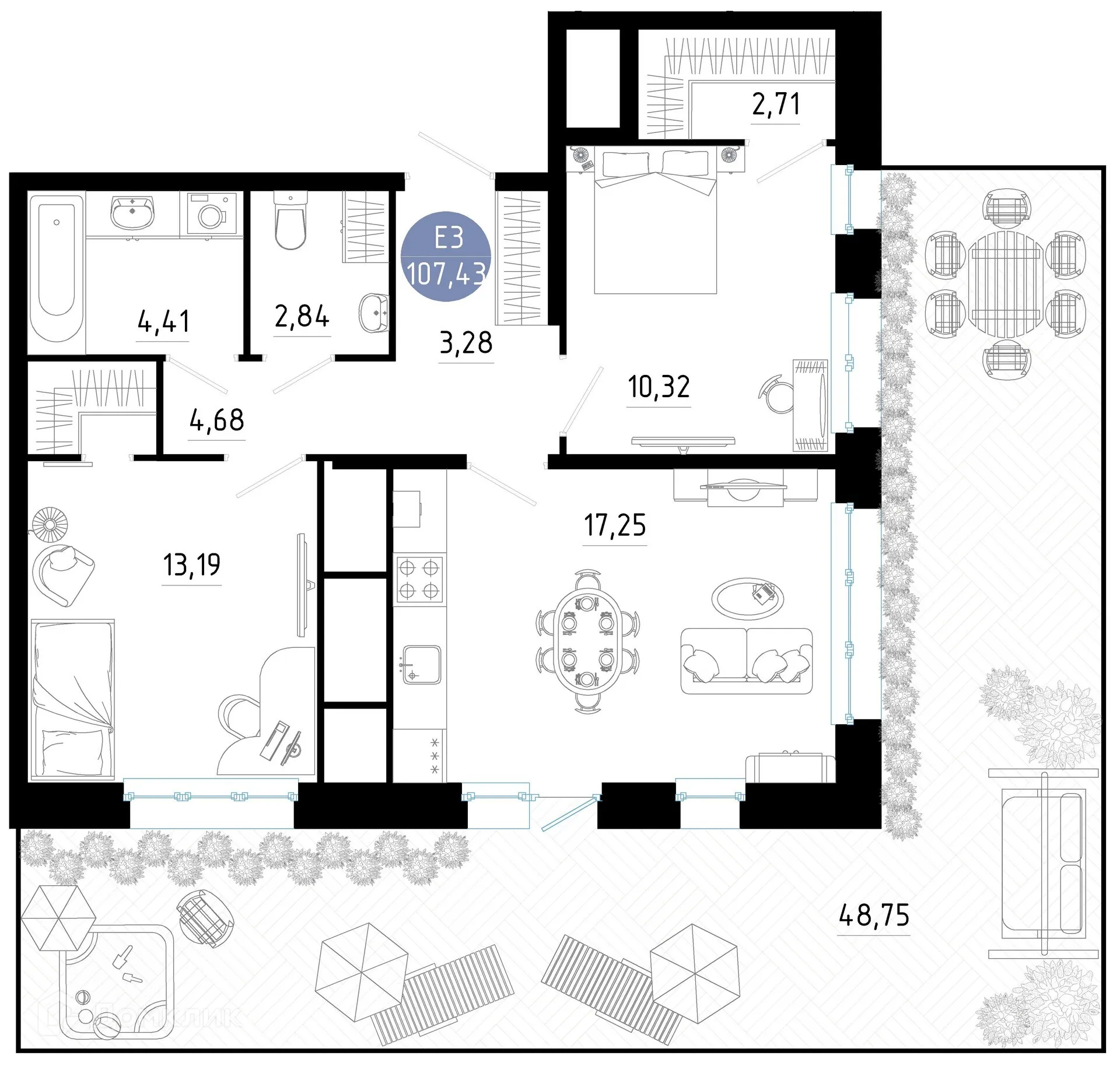 Фото квартиры в ЖК РОЩА