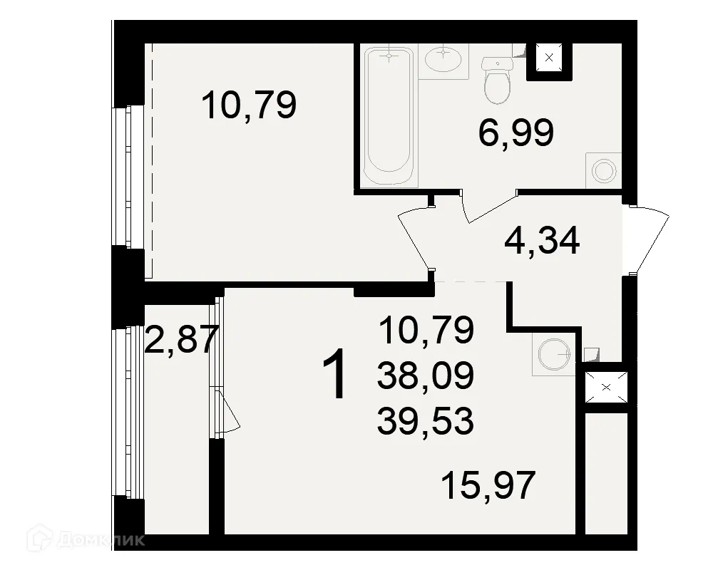 Фото квартиры в ЖК Макроквартал "Свобода"
