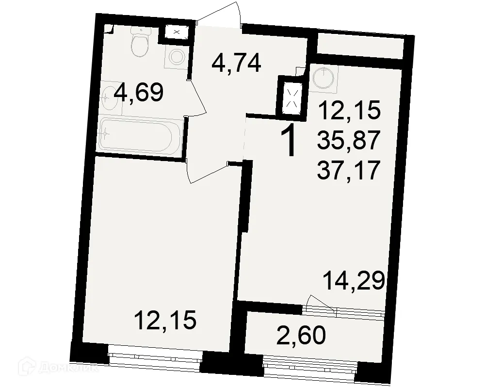Фото квартиры в ЖК Макроквартал "Свобода"
