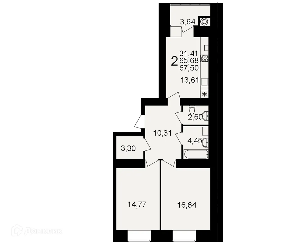 Фото квартиры в ЖК Видный