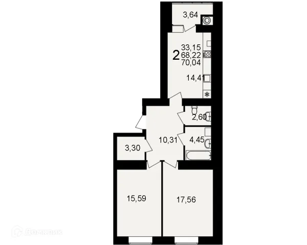 Квартира в ЖК Видный