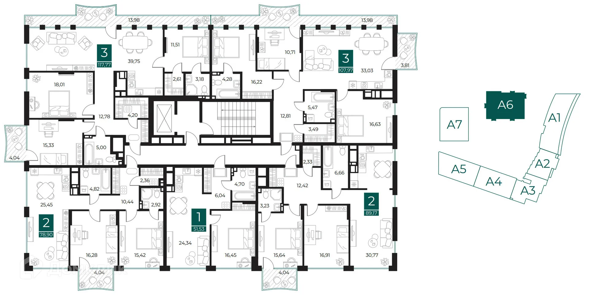 Фото квартиры в ЖК Арт-кварталы