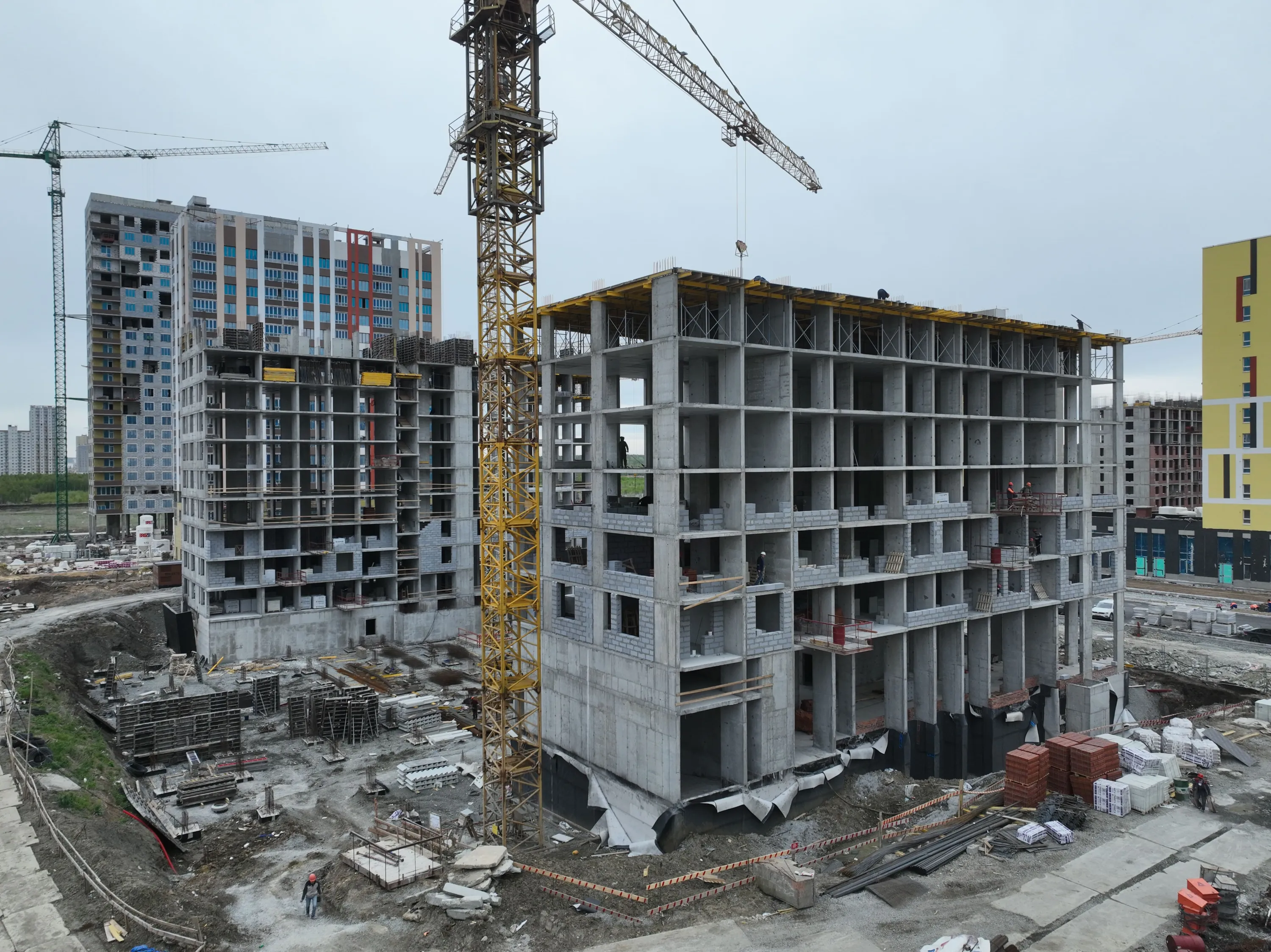 ЖК 12 квартал ход строительства