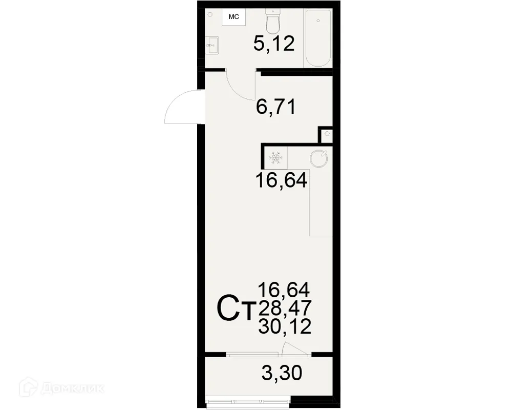Фото квартиры в ЖК Радости жизни