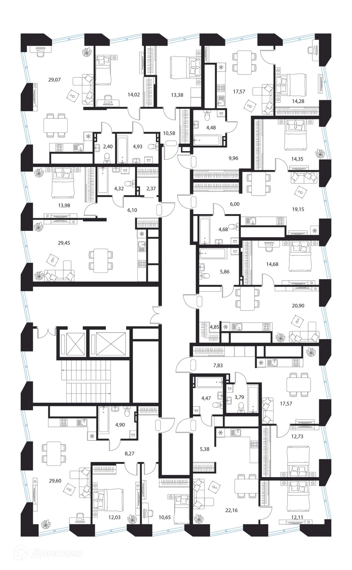 Фото квартиры в ЖК Манхэттен