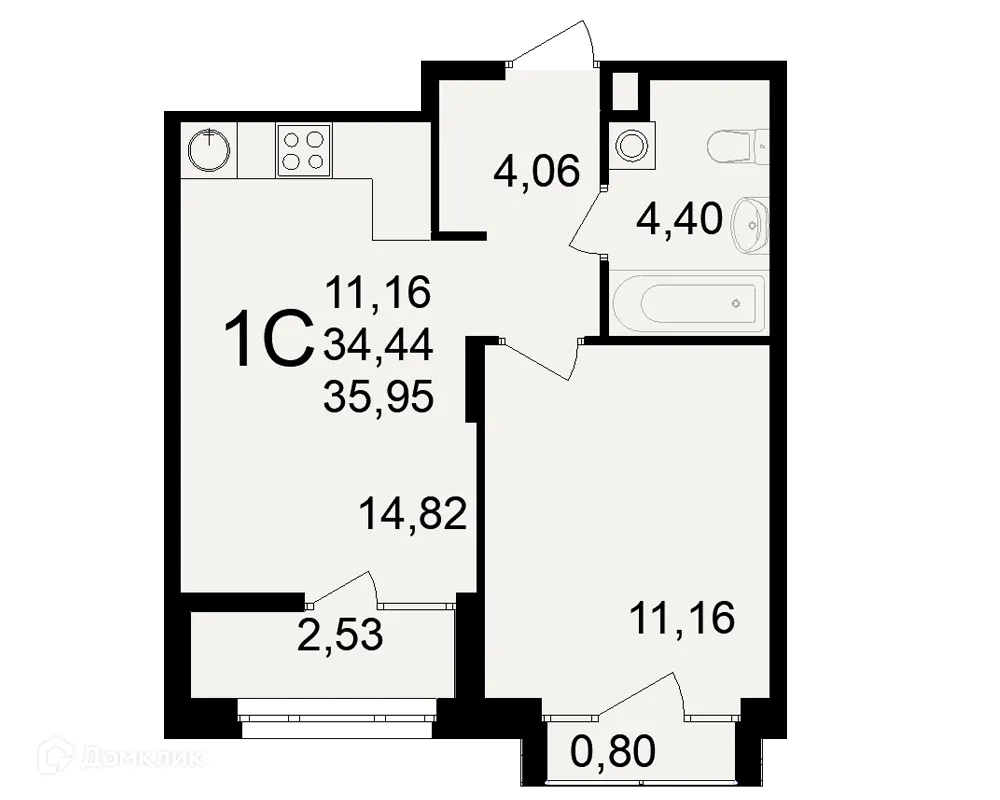 Фото квартиры в ЖК Аура