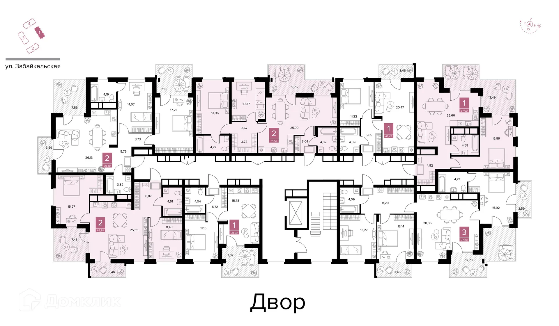 Фото квартиры в ЖК Квартал Дягилев