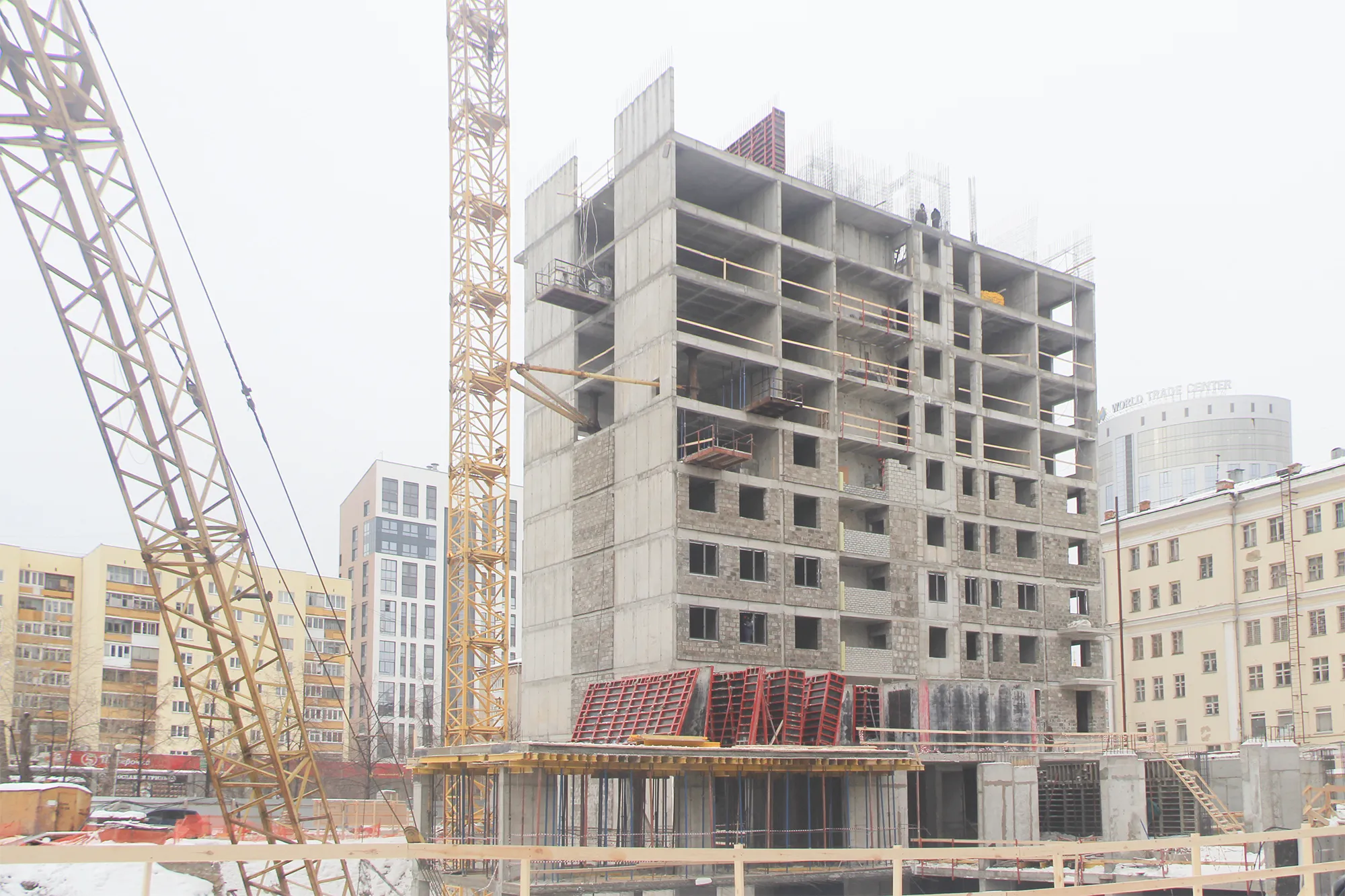 ЖК Архитектон. Декабристов,20 ход строительства