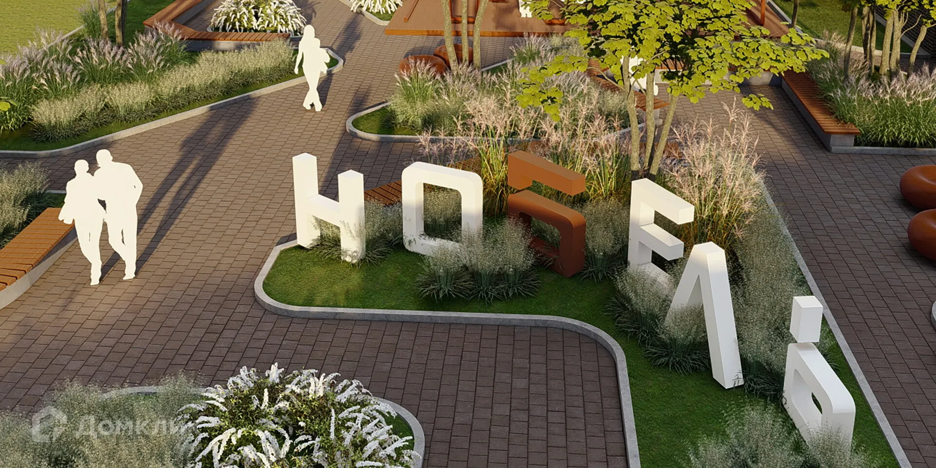 Планировка 2-комнатной квартиры 68.29 м² в ЖК Нобель, г. Рязань — фото 9