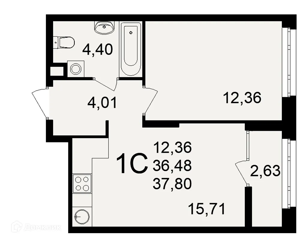 Фото квартиры в ЖК Аура