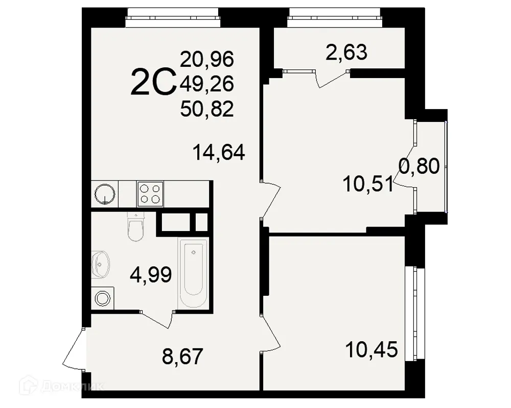 Фото квартиры в ЖК Аура