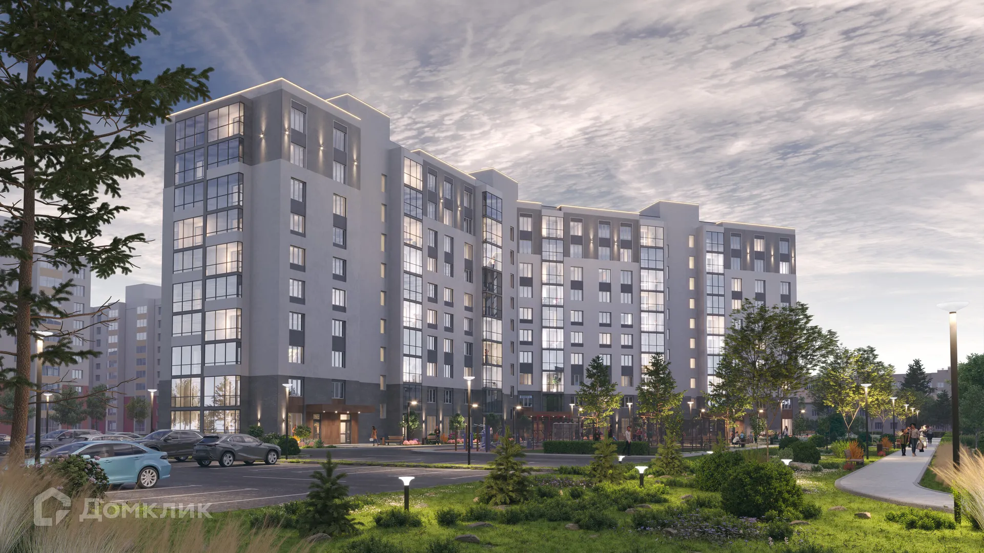 Планировка 2-комнатной квартиры 69.16 м² в ЖК Панорама, г. Рыбное — фото 5