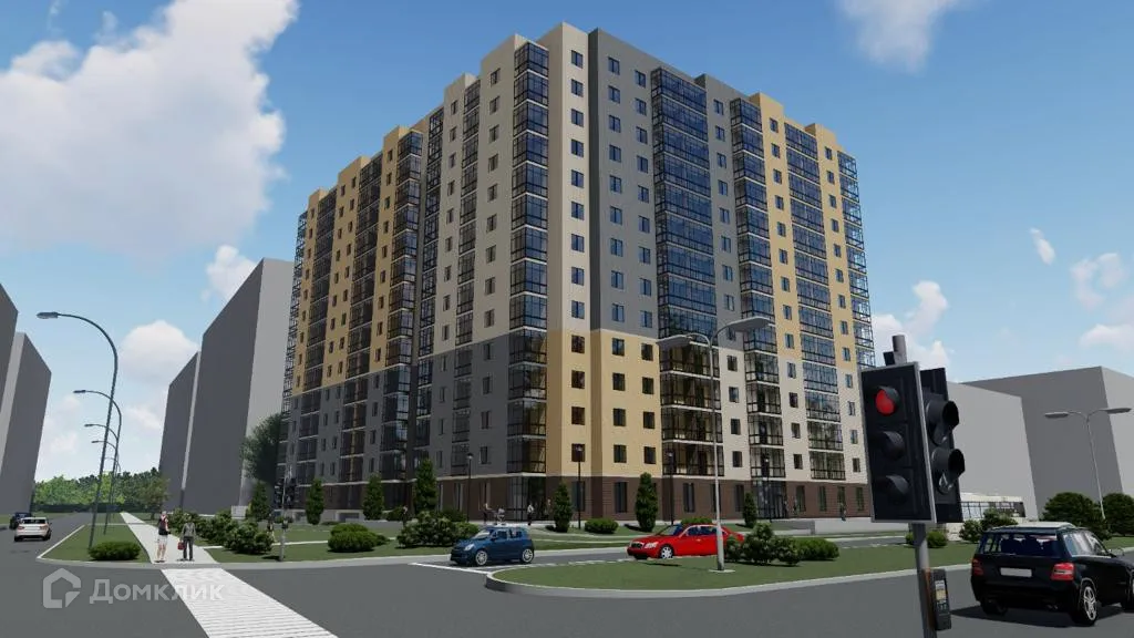 Планировка 2-комнатной квартиры 68.14 м² в ЖК ЖК Чеховский, г. Таганрог — фото 1