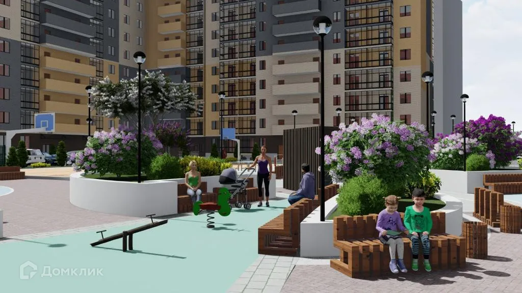 Планировка 2-комнатной квартиры 68.14 м² в ЖК ЖК Чеховский, г. Таганрог — фото 6