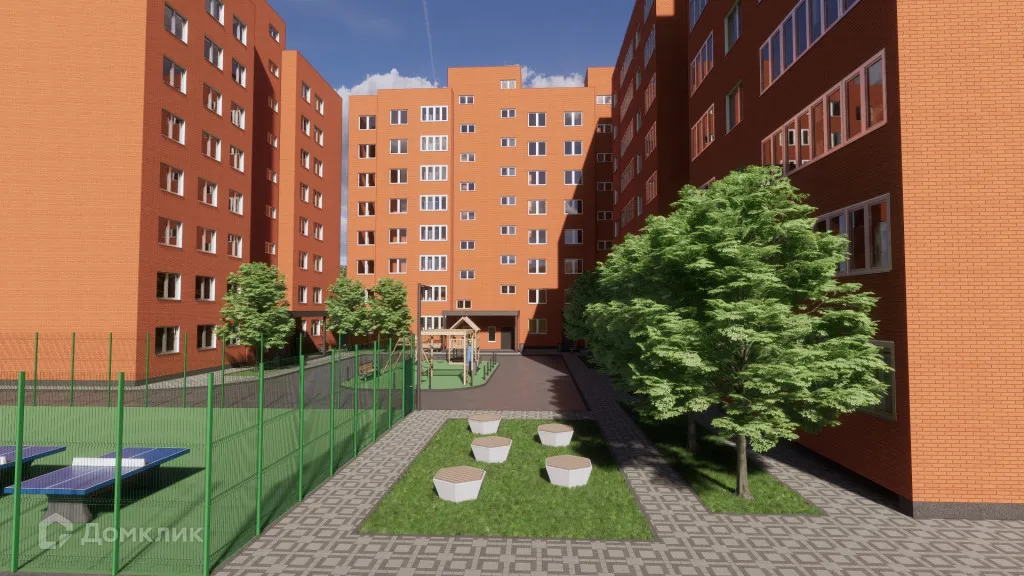 Планировка 2-комнатной квартиры 60.2 м² в ЖК ЖК Северная звезда, г. Таганрог — фото 1