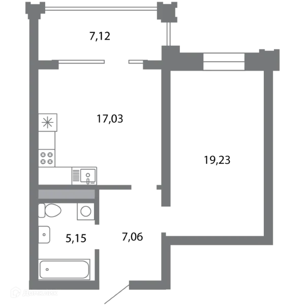 Квартира в ЖК Солотчинский квартал