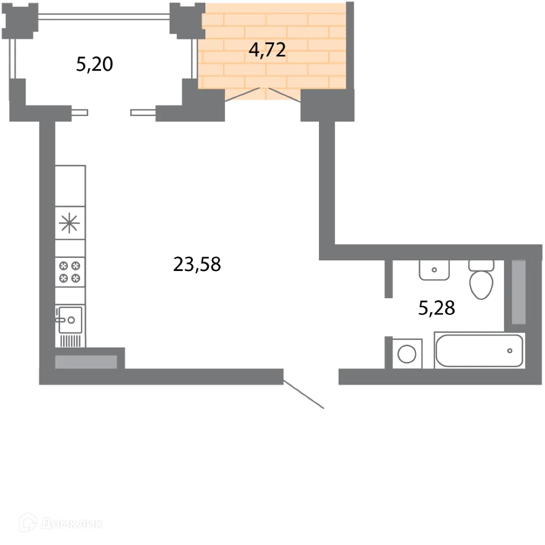 Фото квартиры в ЖК Солотчинский квартал
