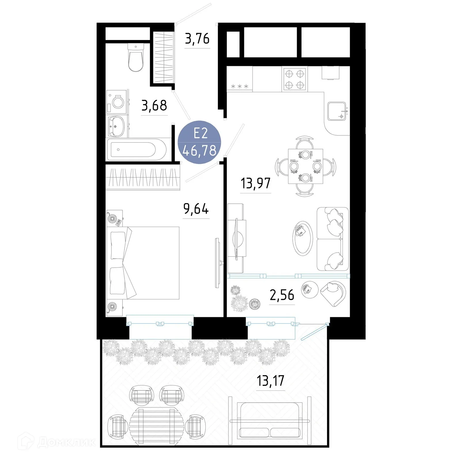 Фото квартиры в ЖК РОЩА