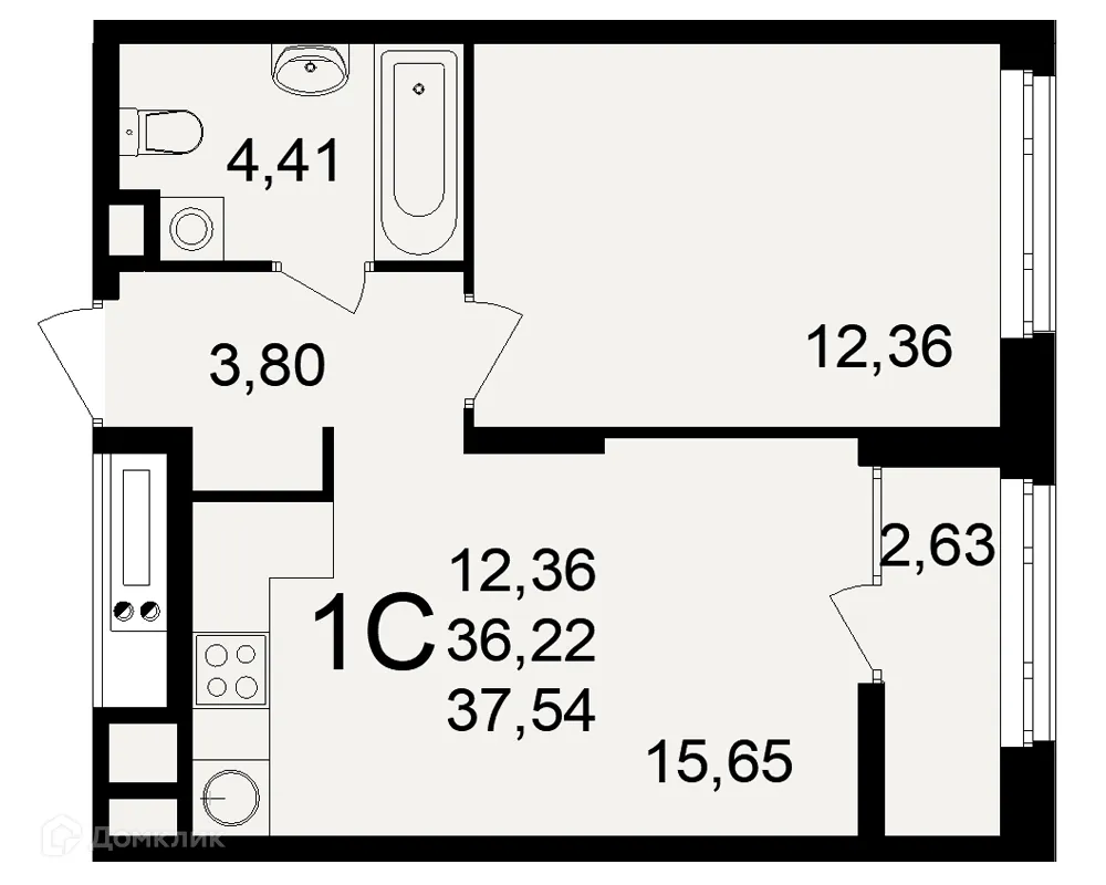 Фото квартиры в ЖК Аура