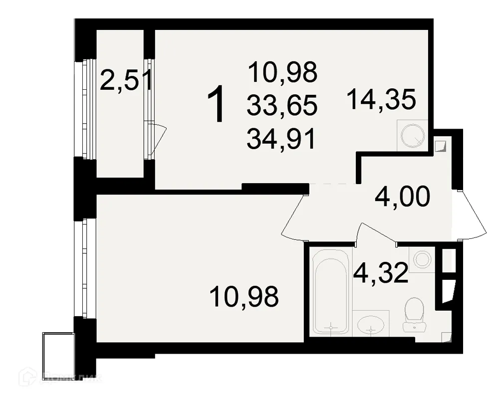 Фото квартиры в ЖК Макроквартал "Свобода"