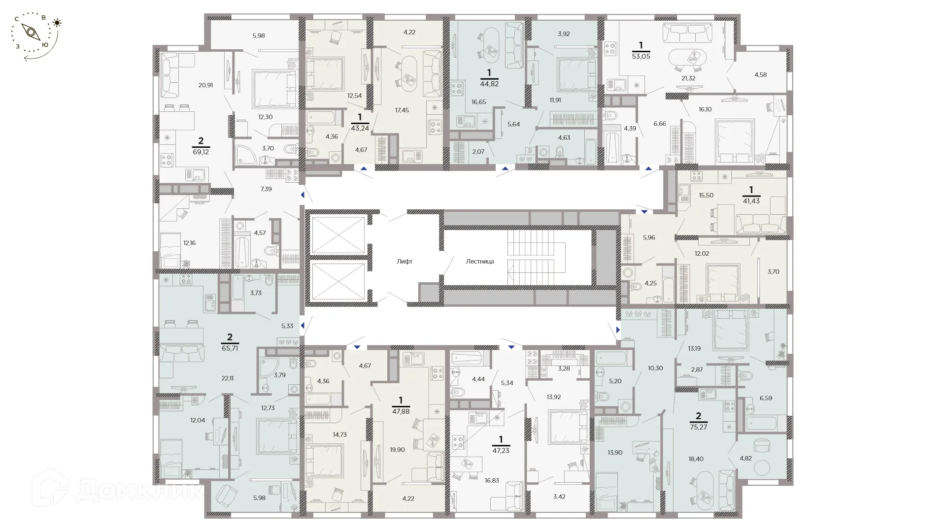 Фото квартиры в ЖК Дом по Московское шоссе