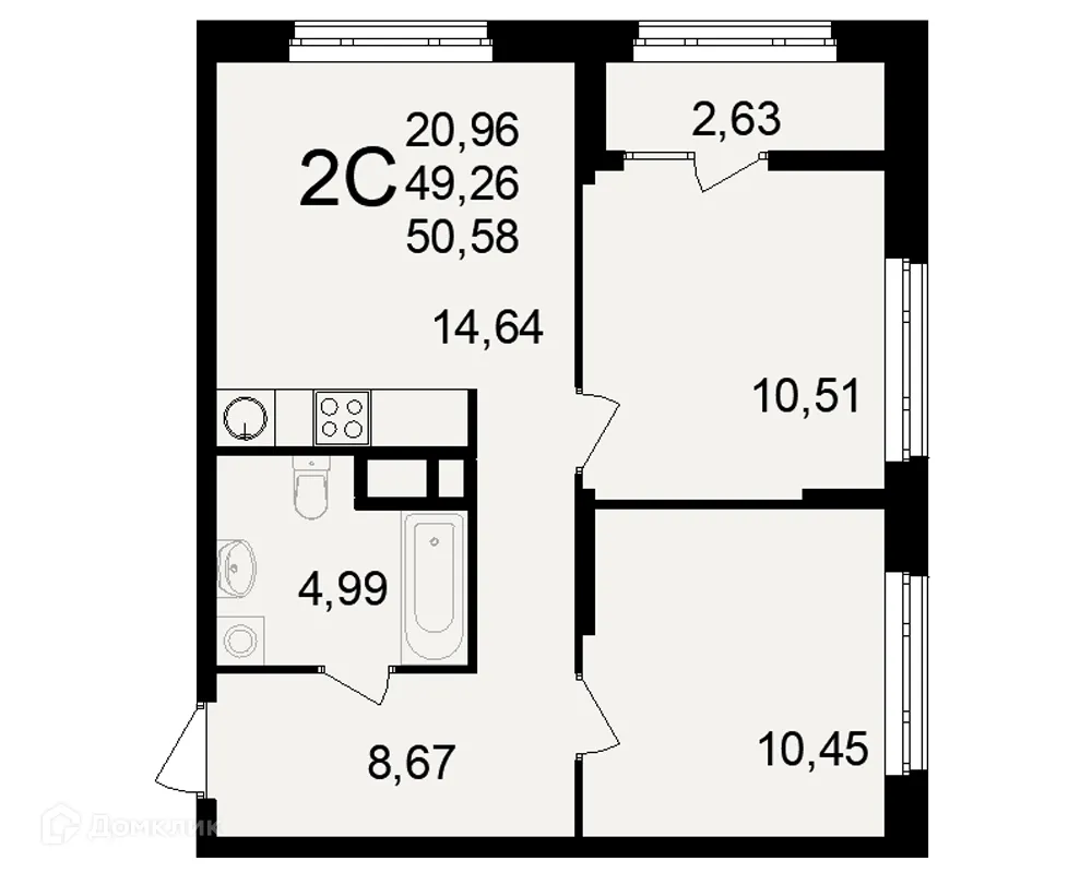 Фото квартиры в ЖК Аура