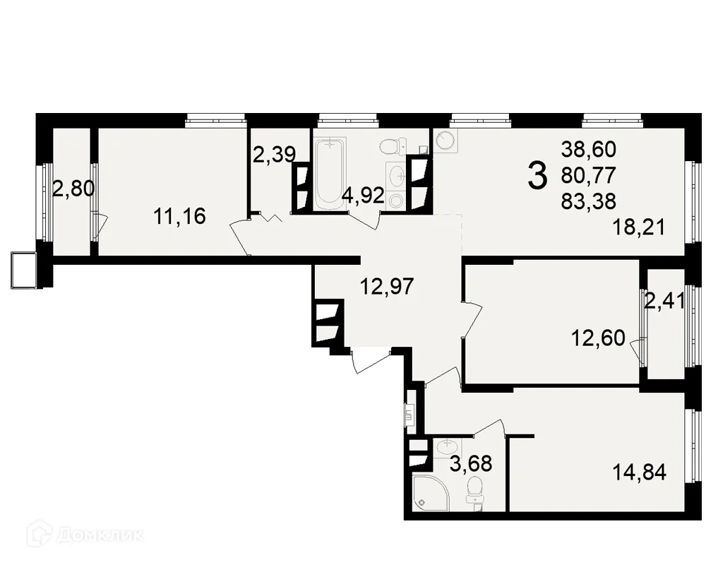 Фото квартиры в ЖК Макроквартал "Свобода"