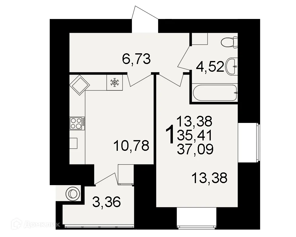 Фото квартиры в ЖК Видный