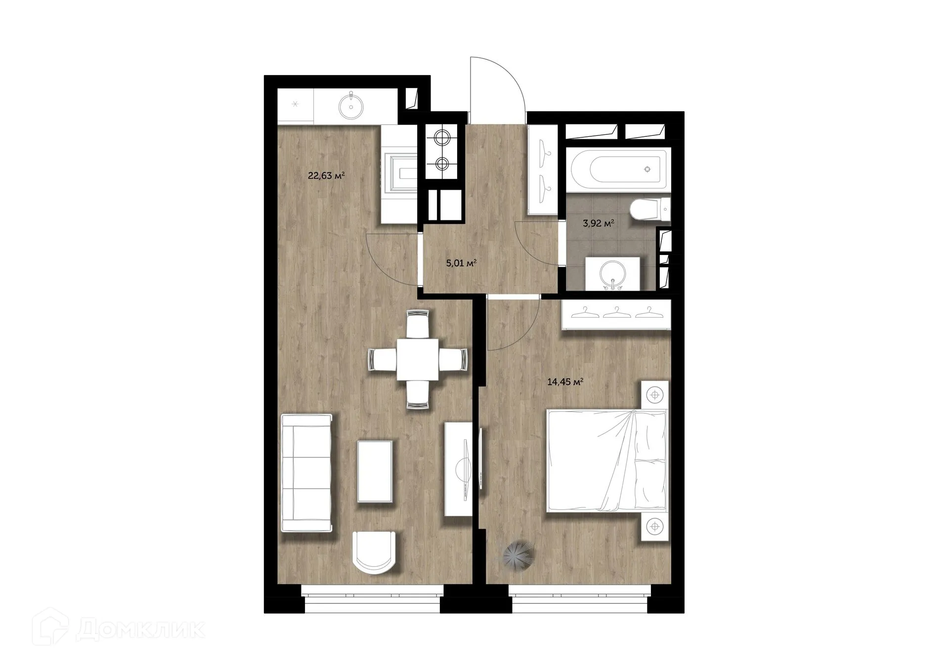 Фото квартиры в ЖК "Голландия"