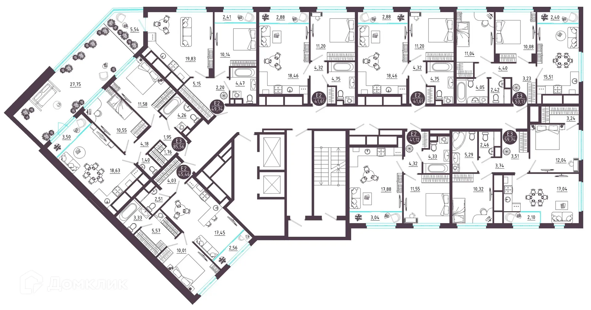 Фото квартиры в ЖК Крылья